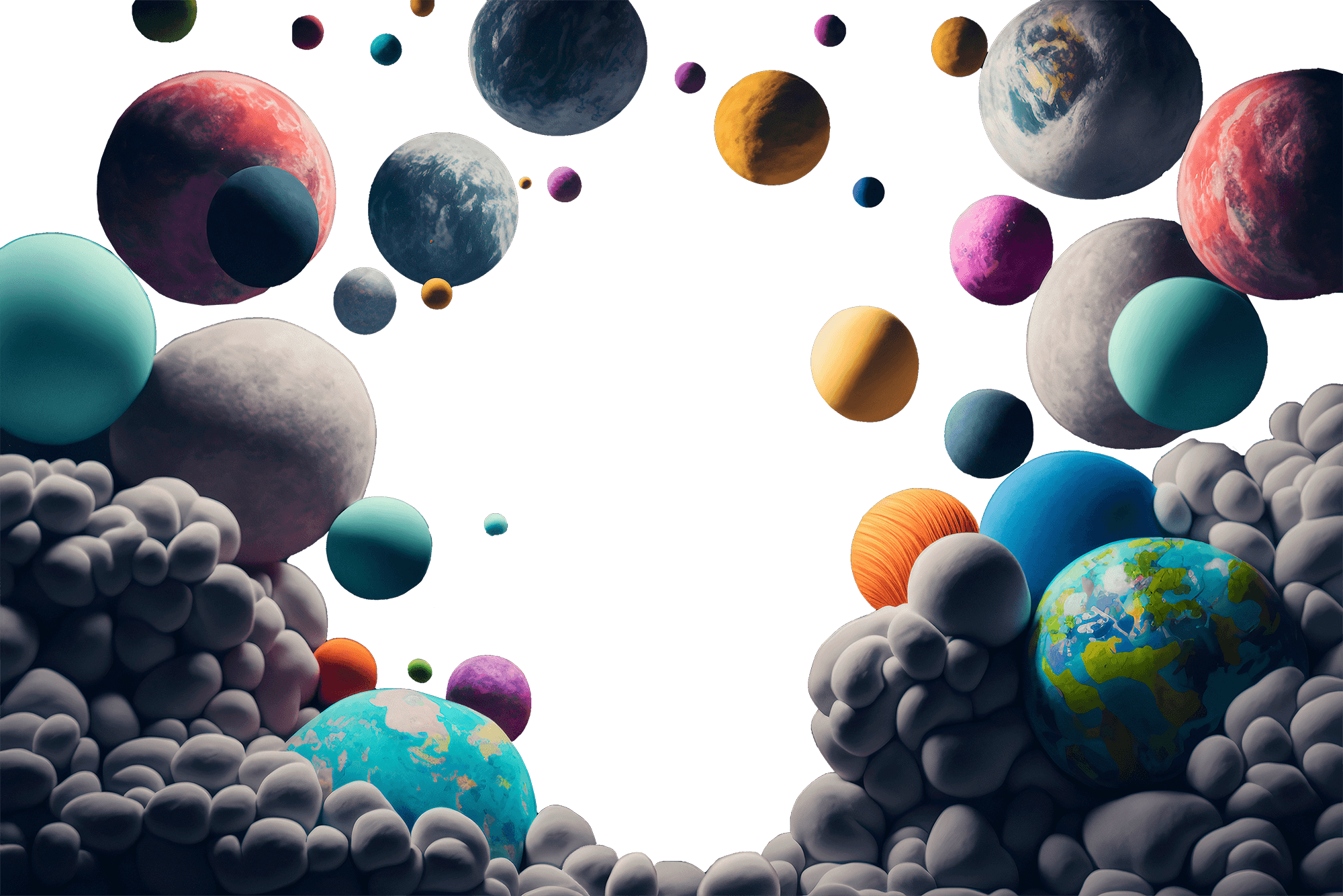 Colorful Planets